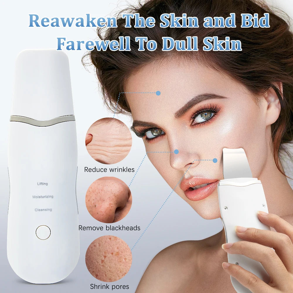Epurateur de peau pour visage, nettoyeur Ultrasonique