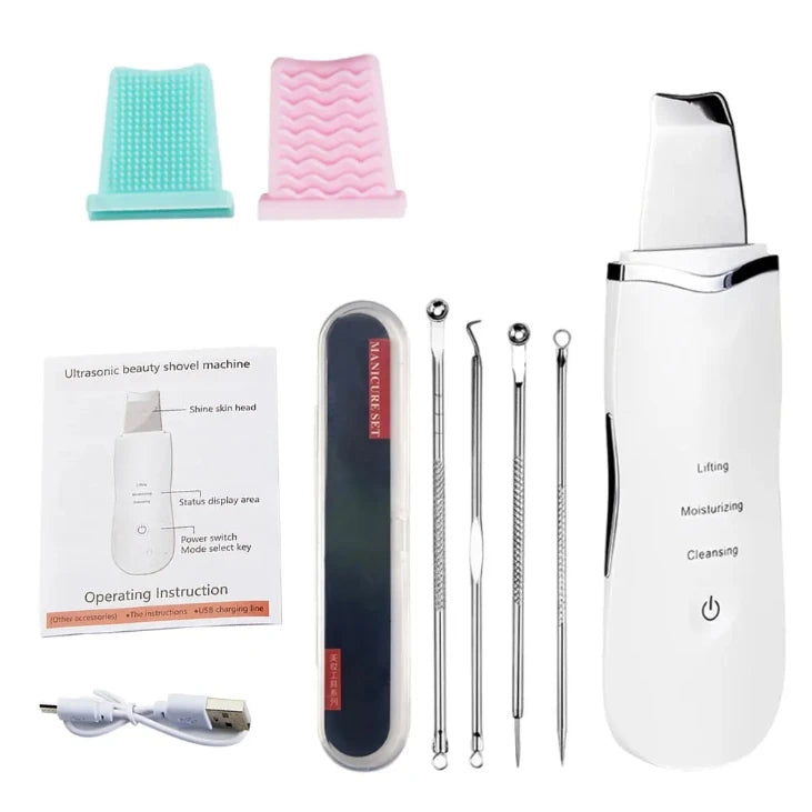 Epurateur de peau pour visage, nettoyeur Ultrasonique
