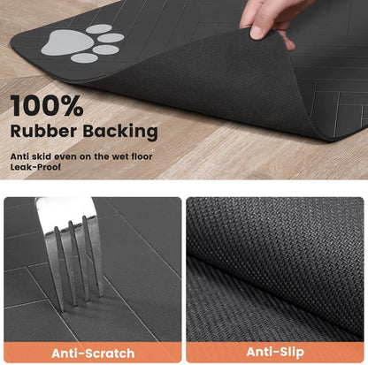 Tapis absorbant gamelle animaux