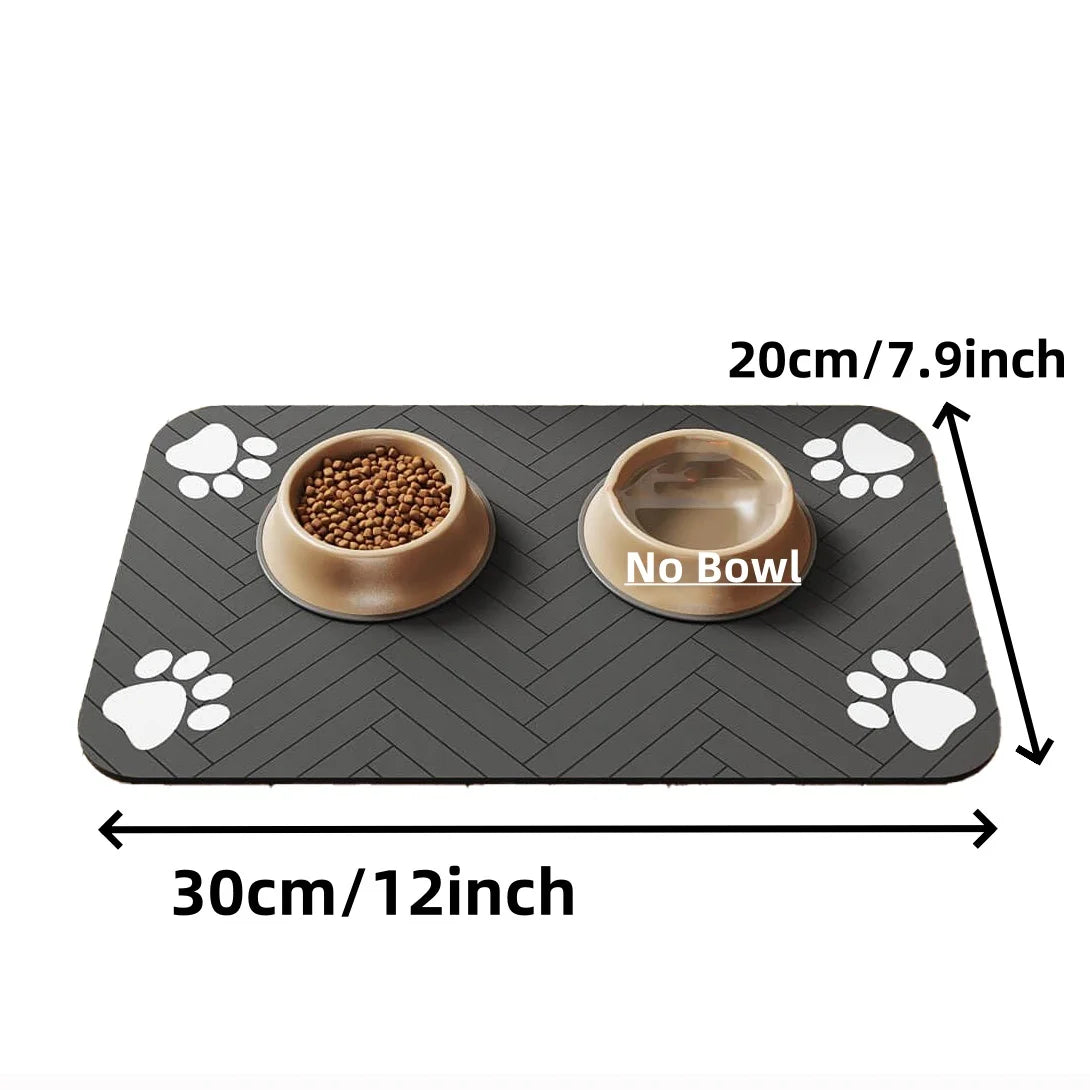 Tapis absorbant gamelle animaux