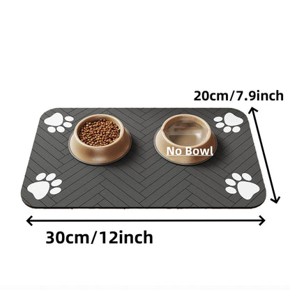 Tapis absorbant gamelle animaux