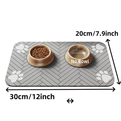 Tapis absorbant gamelle animaux
